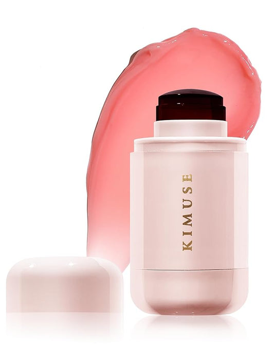 KIMUSE Jelly Cheek & Lip Tint, Watercolor Blush, Multi-Use Makeup, Tint for Cheeks, Lips & Eyes, Lightweight, Sheer & Buildable Color, Vegan Formula, Cruelty-Free