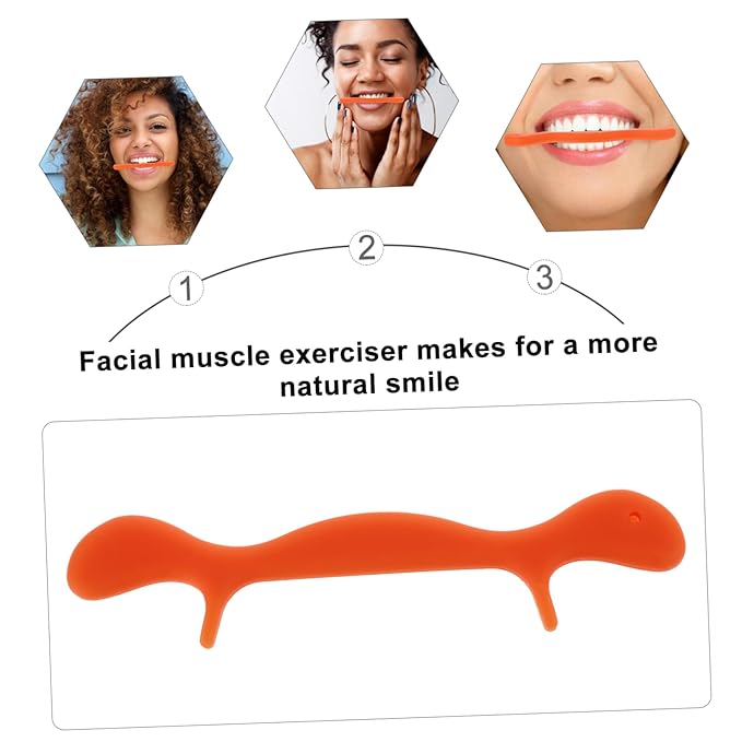 FRCOLOR 3pcs Silicone Lip Shaper Oral Exerciser for Facial Muscle Toning Smile Trainer and Tightening Tool for Speech Compact Design for Easy Use