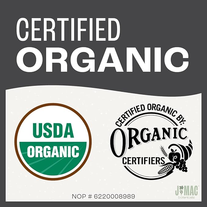 J MAC BOTANICALS, Organic Whole Juniper Berries, Certified USDA Organic, juniper for herbal infusions, seasoning beef, pork, turkey brine, soups, cocktail bombs