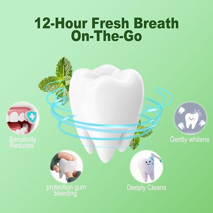 0.18oz Small Toothpaste Travel Size Bulk,Mini Toothpaste Travel for Hotel Camping Gym Office School Homeless50