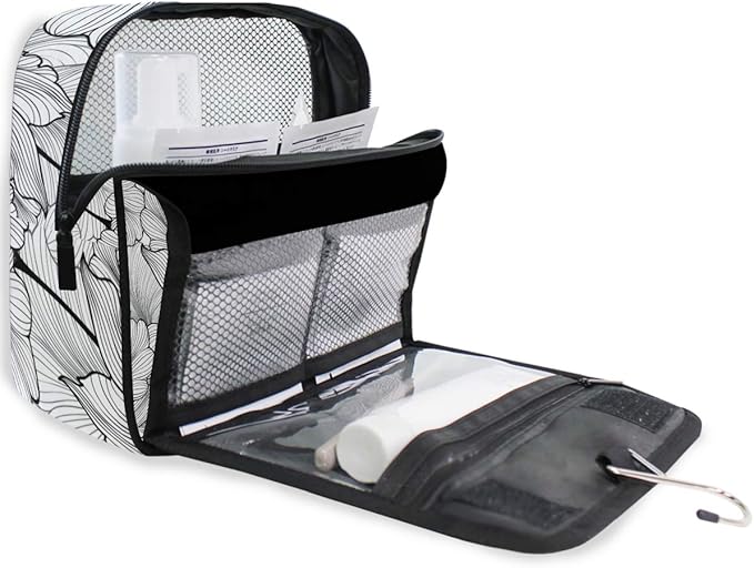 senya Hanging Travel Toiletry Bag Kit Makeup Case Cosmetics Organizer for Men Women