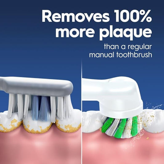 Oral-B Genius X Limited Rechargeable Electric Toothbrush with 1 Replacement Brush Head, Travel Case, White