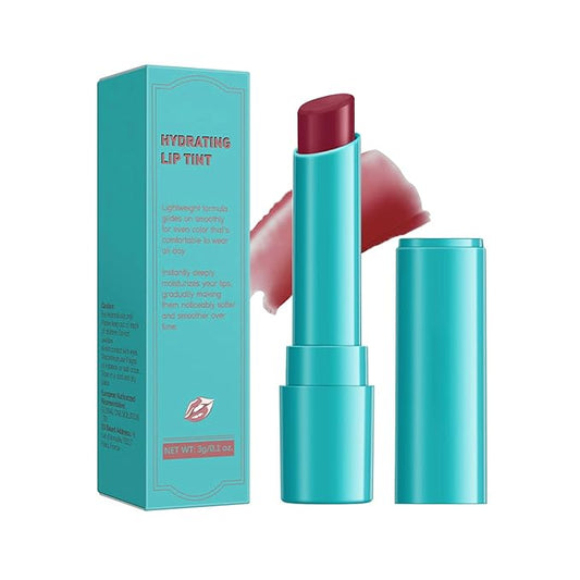 Charm Kiss Lip Tint Hydrating, Sheer Strength Hydrating Lip Tint,Powerful Moisturizing Lipstick Water Lipstick Natural Ingredients, Non-Sticky And Long-Lasting(3# Muted Rose)