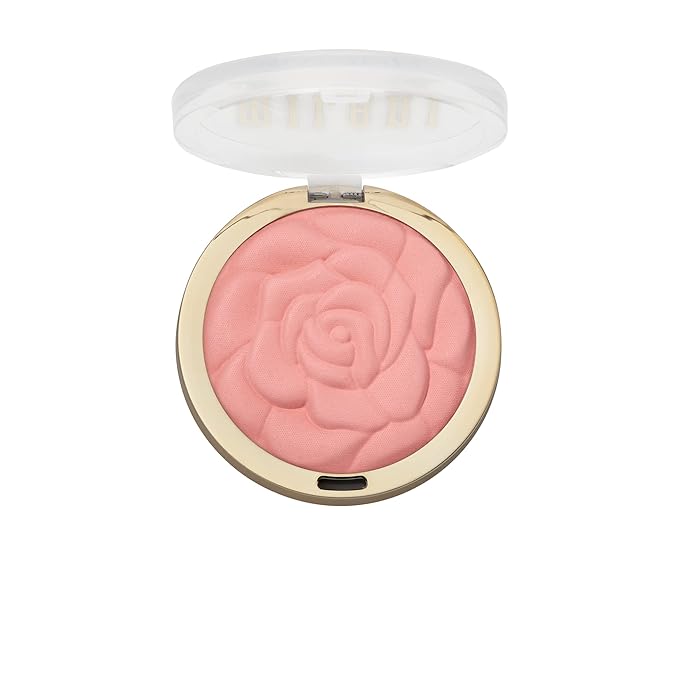 Milani Rose Blush, Powder Blush for Cheeks, Cruelty Free Makeup - Shape, Contour & Highlight Face for a Natural Matte Finish -Tea Rose