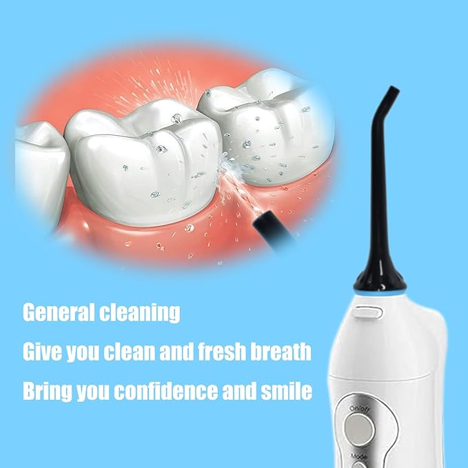 3 Pack Water Flosser Replacement Tips for Oralfree, Nicwell, Nicefeel, COSLUS, Oral Irrigator Jet Tip Nozzel fits for Mospro, Zerhunt Water Flosser, Black