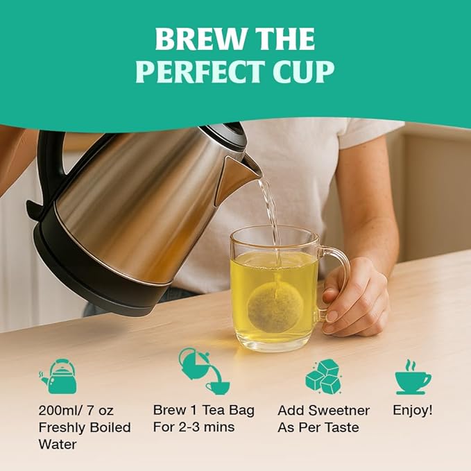 HANDPICK, Peppermint Tea, Eco-Conscious Tea Bags - 100 Count | Caffeine Free, Non-GMO | Minty, Fresh & Cool flavor | Direct From Source