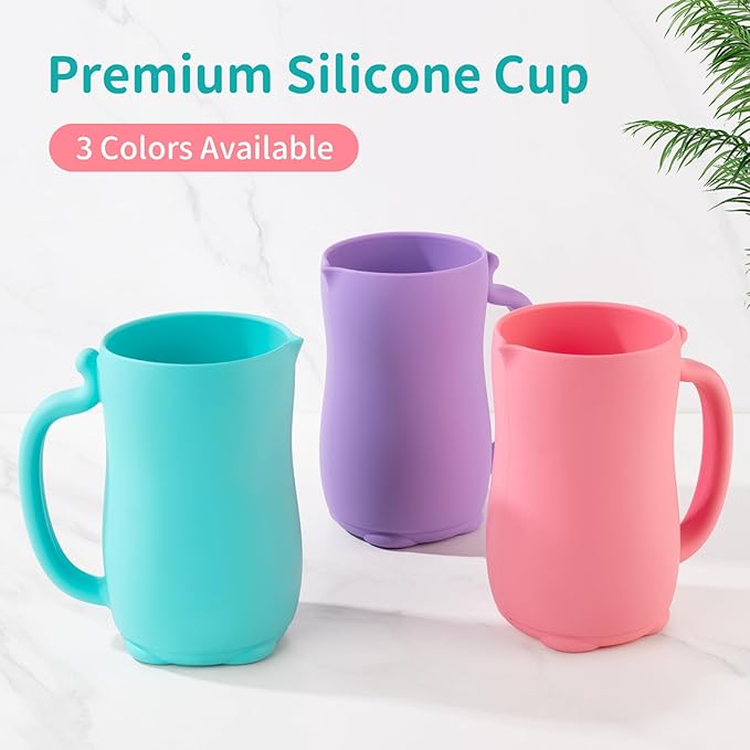 Baby Bath Rinse Cup Shower Shampoo Bowl Water Bath Bucket, Toddler Bath Toys Cup Water Containers Wash Essentials (Cat-Turquoise)