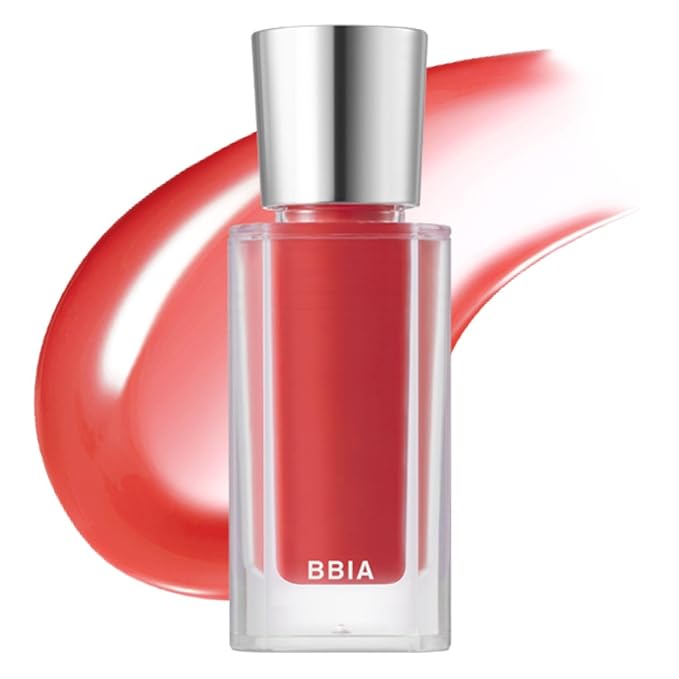 BBIA Over Glaze Lip Gloss - Plumping & Volumizing Glossy Lip Tint with High-Glow Glassy Shine Finish, Naturally Moisturizing, Non-Sticky, Lightweight, Vegan, Korean Makeup (05 GRAPEFRUIT SYRUP)