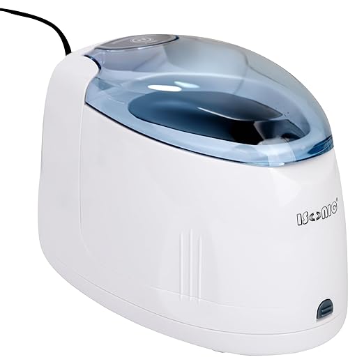 Ultrasonic Denture & Retainer Cleaner – 42 kHz Deep Clean, 200 ml Tank, 5-Min Timer – for Dentures, Aligners, Night Guards, Mouth Guards – Compact Non-Removable Tank Design – iSonic F3900
