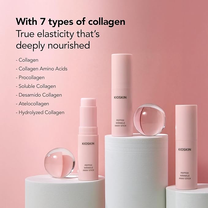 107% Crow’s Feet Improvement, 117% on Neck Lines & 109% on Nasolabial Lines – Boosts Elasticity – With Botulinum-Inspired Peptide and Collagen – Korean Skincare Korea’s Best Skincare Stick Kioskin