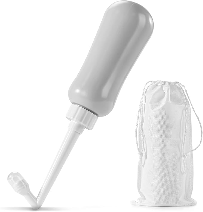 Portable Bidet Travel Large Capacity 450ml(15oz) Personal Toilet Handheld Gray