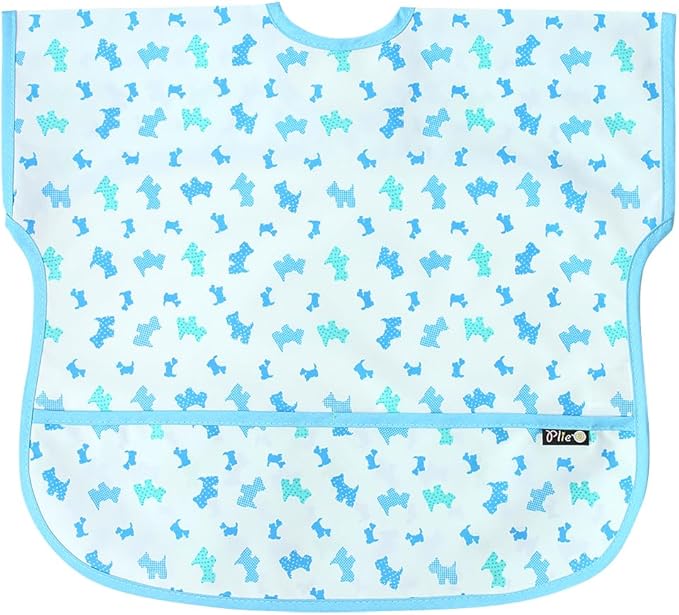 Long Sleeve Waterproof Bib for Toddlers – Soft Feeding Smock for Baby Mealtime, Self-Feeding,BPA-Free, Easy Clean