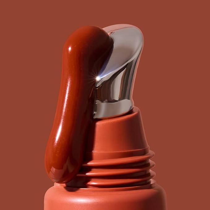 INIKA Organic Tinted Lip Serum | Ceramide + Peptide Infused, Sheer Wash of Color, Plumps, Softens, Smooths, Hydrates + Repairs. Natural & Vegan (Rosewood)