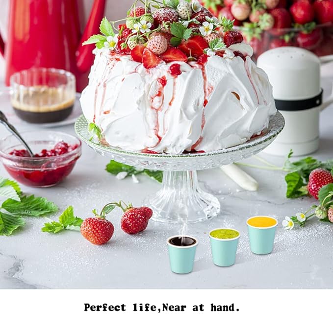 200 Pack 3 oz Paper Cups, Bathroom Cups Disposable, Moushwash Cups for Snack Water, Juice, Candy Ideal for Party Bathroom and Office(Blue)