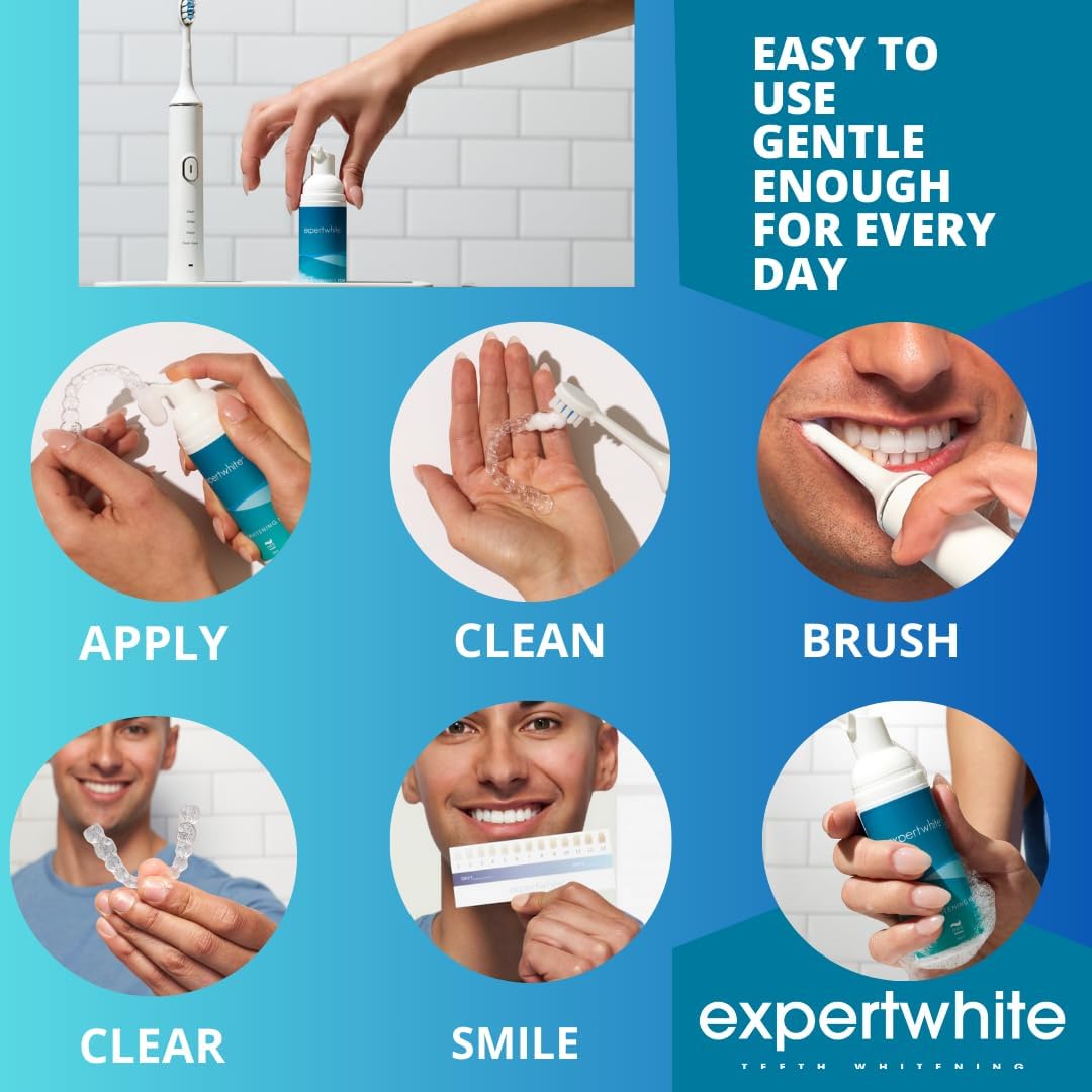 Max HP Foam Aligner & Retainer Cleaner, Teeth Whitening Foam Peroxide Teeth Whitener Foam - freshens Breath, whitens Teeth, eliminates Bacteria, Kills Bad Breath, Suitable Invisalign.