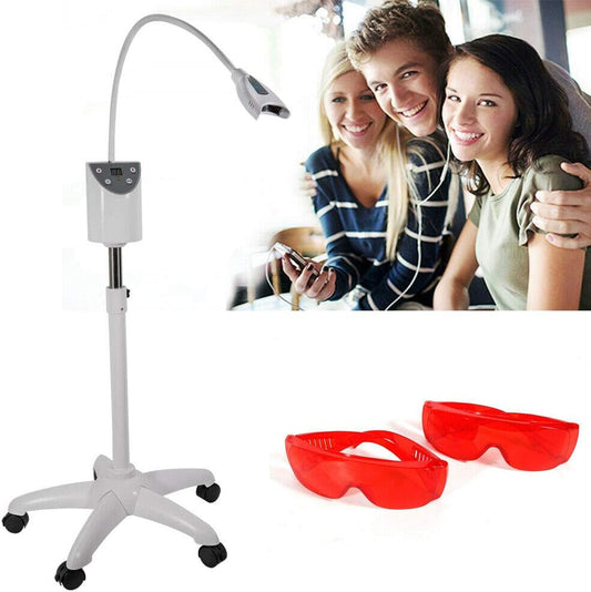 Dental Mobile Teeth Tooth Whitening Machine, Upthehill Teeth Whitening Lamp Bleaching LED Light Tooth Bleaching Accelerator Teeth Whitener