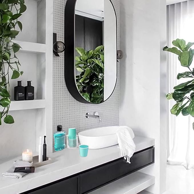 150 Pack 3oz Paper Cups, Bathroom Cups Disposable,Moushwash Cup Small Snack Cup for Water, Juice,Candy Ideal for Party Bathroom and Office