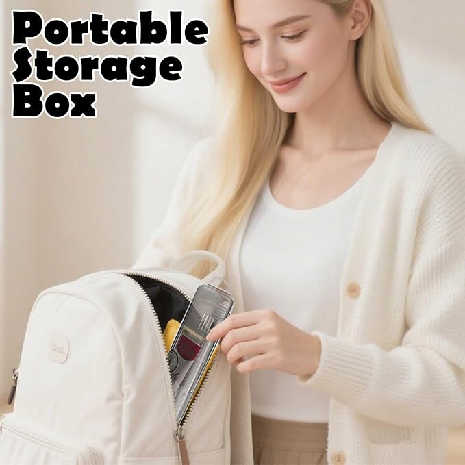 DAUNZMR 4 Pack Toothbrush Case for Traveling, Plastic Portable Tooth Brush Cases Travel 7.87" X 1.85" X 1.18"