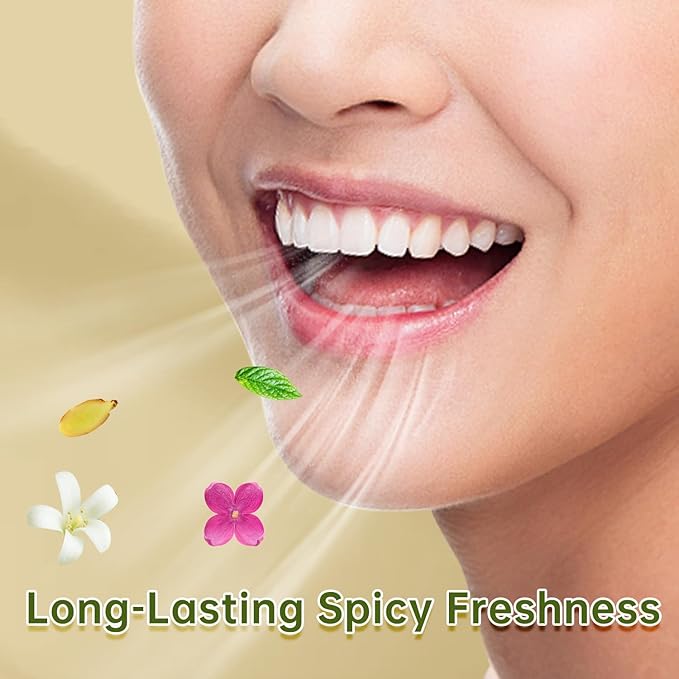 Twin Lotus Natural Herbal Thai Flavor Toothpaste, Fluoride Free,Non GMO,Nature Curcumin Clove Toothpaste,Improve Oral Health Remove Tartar,3.52oz 3 PKs