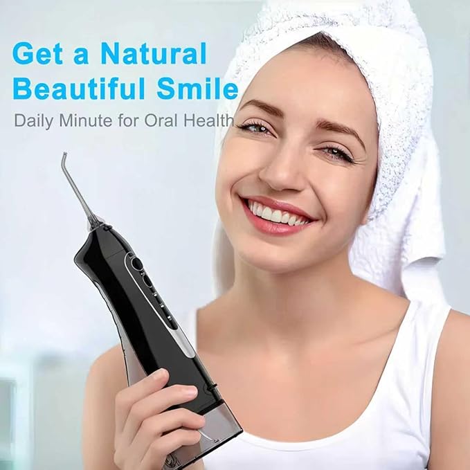 Replacement Heads for COSLUS Water Flosser, Water Flosser Replacement Tips Oral Irrigator Jet Tip Only Compatible COSLUS C20 (F5020E), E40 (WFP14), C31 (F5023), C50, and C51（Black）