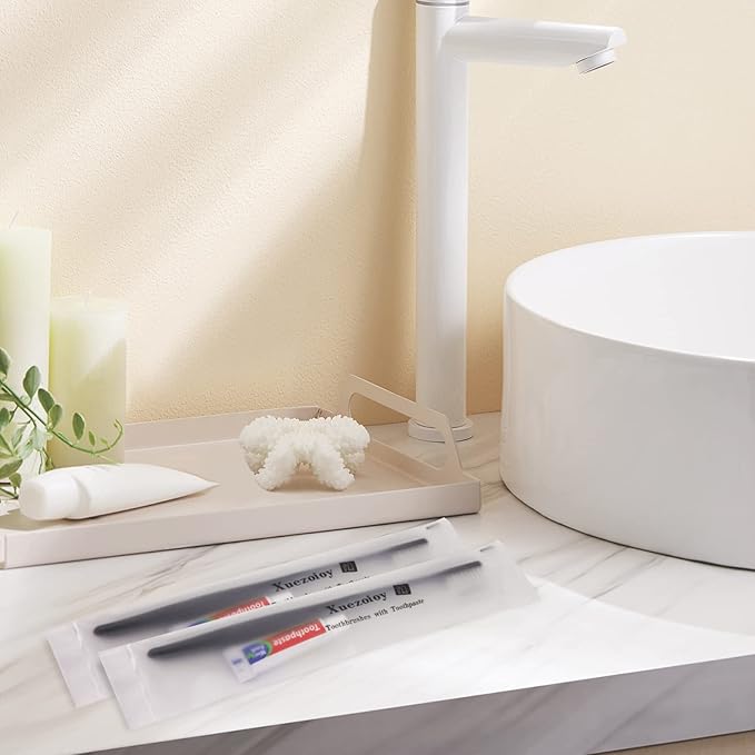 Disposable Toothbrushes with Toothpaste Pack of 100,Black Individually Wrapped Disposable Travel Toothbrush Kit in Bulk for Homeless,Nursing Home,Shelter,Hotel,Charity