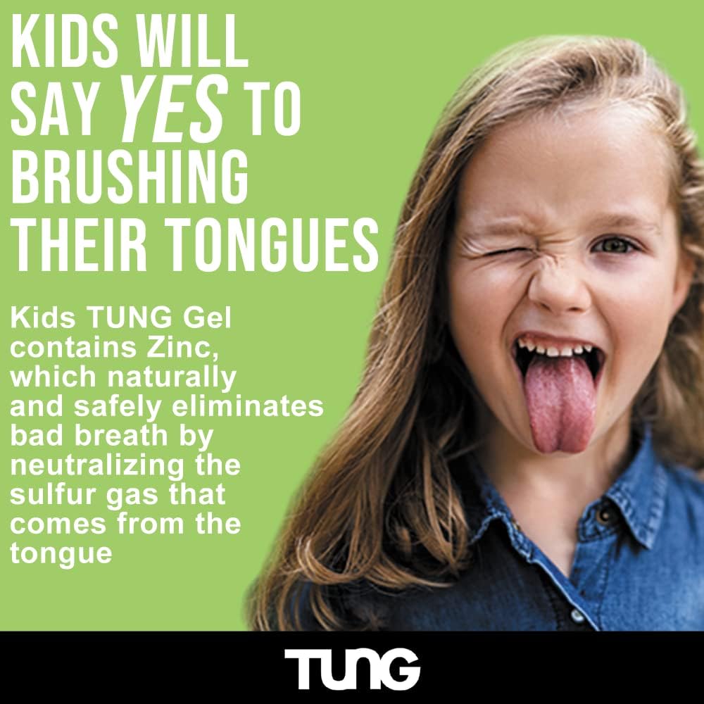 Tongue Cleaner for Kids, Childs Tongue Scraper, Kids Tongue Brush, Children’s Tongue Cleaner Brush, Tongue Scrubber, Made in America, Set of 2