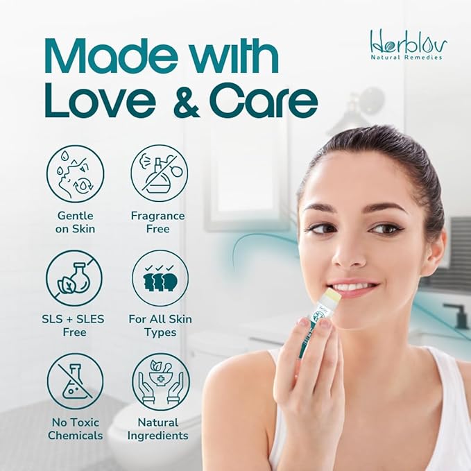 Beef Tallow Lip Balm – Natural Tallow Beeswax Chapstick – Hydrating Moisturizer Grass Fed Bison Tallow Balm Lip Care – Soothes Chapped, Dry Lips, Sensitive Skin – Long Lasting & Vitamin Rich USA-Made