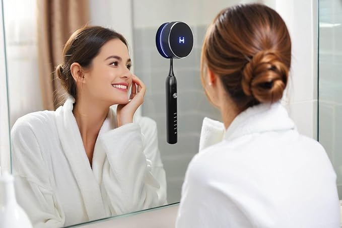 Toothbrush Holders for Bathroom,Smart Toothbrush Cleaner with Heat Dryer, Rechargeable Toothbrush Covers