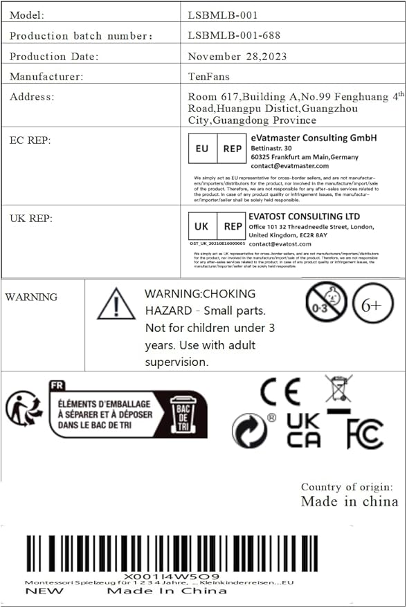 TenFans Montessori Busy Board for Toddlers 3-5 Years, Wooden Screwdriver Activity Board, Fine Motor Skills & Sensory Development Toy, Preschool Learning & Travel