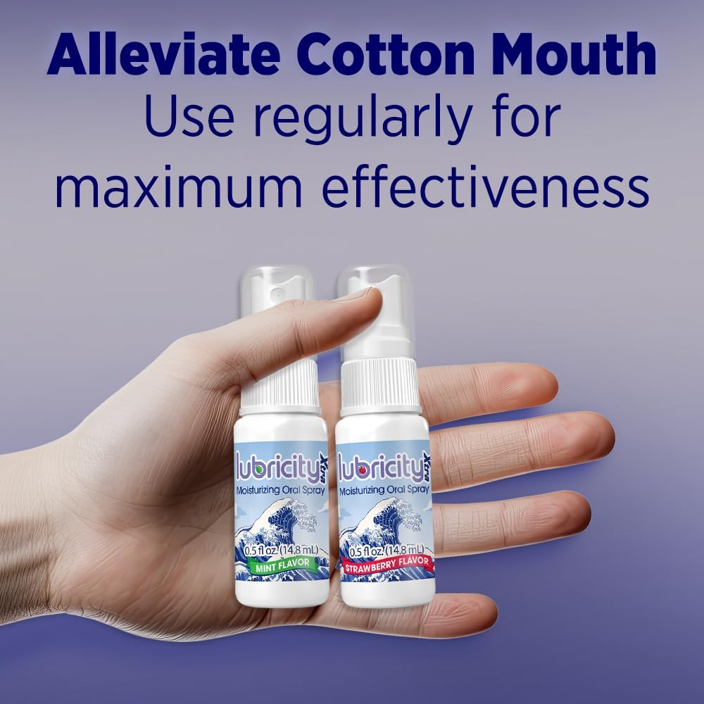 Moisturizer Oral Spray - Advanced Formula - Hyaluronic Acid and Xylitol, Saliva Substitute Oral Spray, The Most Satisfactory Solution in Dry Mouth Products (0.5 Fl. Oz., Strawberry)