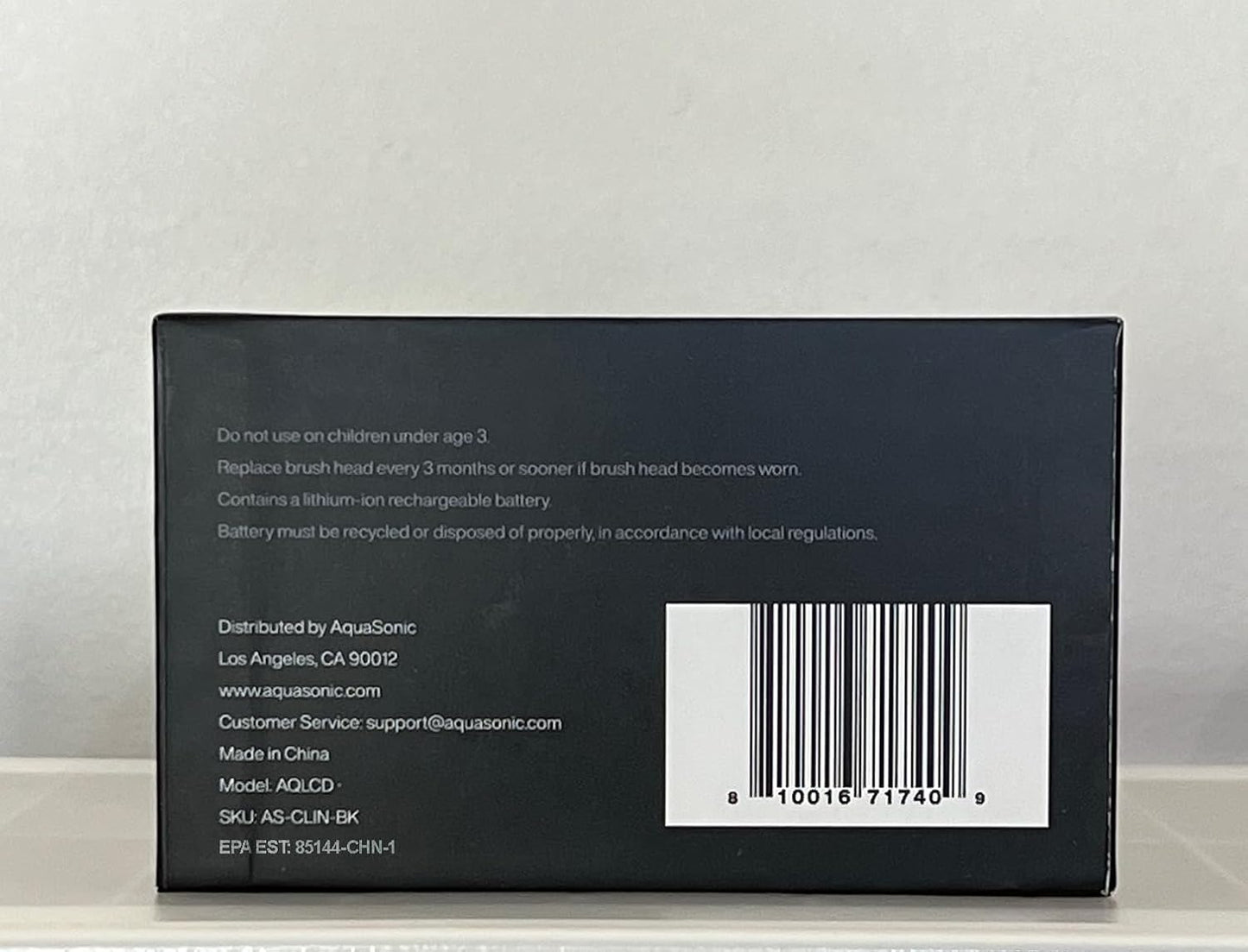 Aquasonic Clinical AQ Ultra-Whitening Smart Toothbrush with Touchscreen, Bluetooth & Brushing Coach - 2 Brush Heads & UV Sanitizing Charging Case
