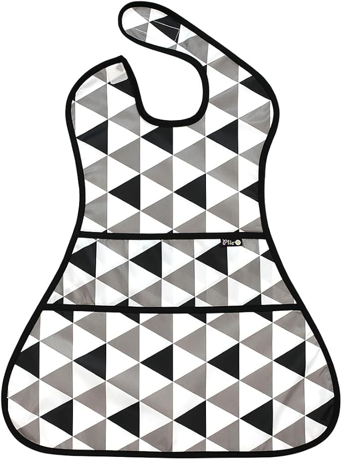 Full Coverage Waterproof Feeding Bib for Toddlers – Extra Long Apron Bib for Mealtime, Self-Feeding, High Chairn