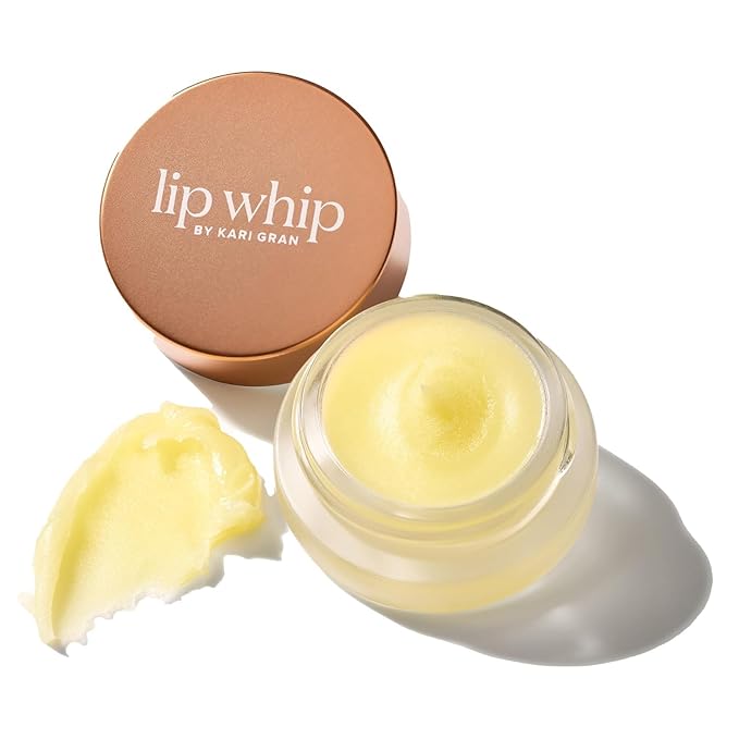 Kari Gran Lip Whip | Moisturizing Lip Balm with Organic Oils | Peptide Smoothing | Rich Buttery Texture, Hydrates & Protects | Non-GMO, Organic Ingredients, Made in USA