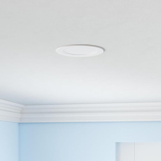 12 Pack Recessed Lighting 4 inch, 5000K Ultra-Thin LED Canless Recessed Lighting, Retrofit Dimmable Recessed Lights, 1200LM 12W=150W Wafer Lights - ETL & Energy Star Certified