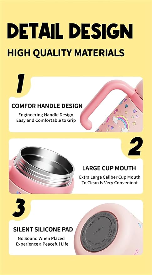 Stainless Steel Whale Fountain Tumbler with Handle 2025 Drinking Cup with Whale Squirt Insulated Travel Tumblers Kids Weighted Sippy Cup No Spill Cute Water Bottle with Lids and Straws Leak Proof (A2)