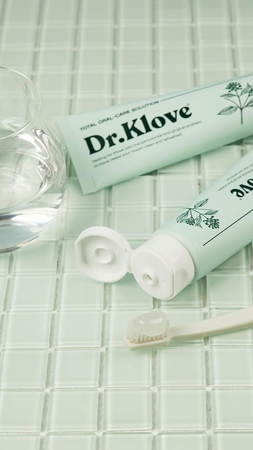 Dr. Klove Clove Natural Toothpaste (Gum Protection) – Fluoride-Free, Fragrance-Free, Natural Clove Oil, Safe for Pregnancy, Single & Gift Set Option (3)
