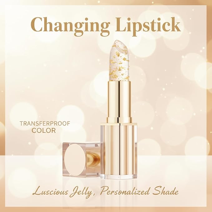 Lip, Repairing Lip Balm, Auto-Tints on Contact! Lip Balm Color Changing, Long-Lasting Hydration, Nourishing Formula, Suitable for All Skin Types, Natural Ingredients