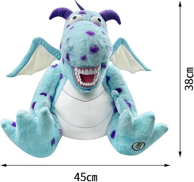 Tooth Fairy Plush Doll, Dental Plush Oral Health Presentation Puppet Dinosaur Tooth Fairy Dental Educational Plush Large Size Doll with Teeth for Kids Chidren Boys Girls