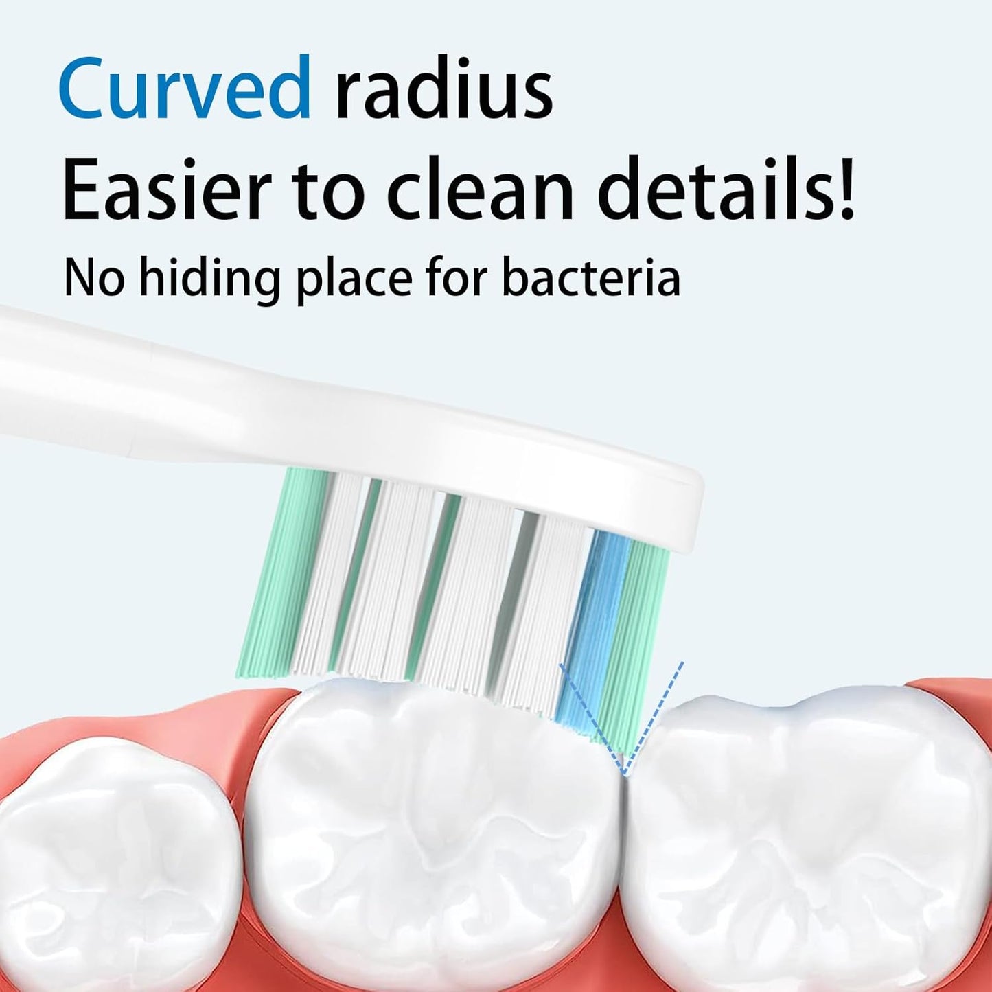 Replacement Toothbrush Heads for Philips Sonicare Replacement Heads, Replacement Brush Head Compatible with Phillips Sonicare Electric Toothbrush, 10 Pack