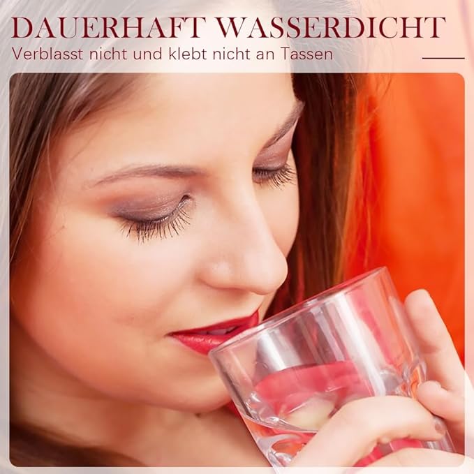 2026 New 12 Colors Lips Staining Lip Oil, Cream Texture Lipstick Long-Lasting Moisturizing Lip Oil, Upgrade Waterproof Lipstick Creamy Lip Gloss Non-stick to Cup (#3)