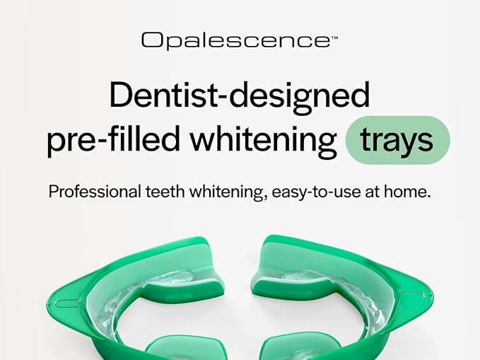 Opalescence Whitening Bundle - Opalescence Go 15% Hydrogen Peroxide Prefilled Whitening Trays and Whitening Toothpaste - Mint Flavor 5194-5166