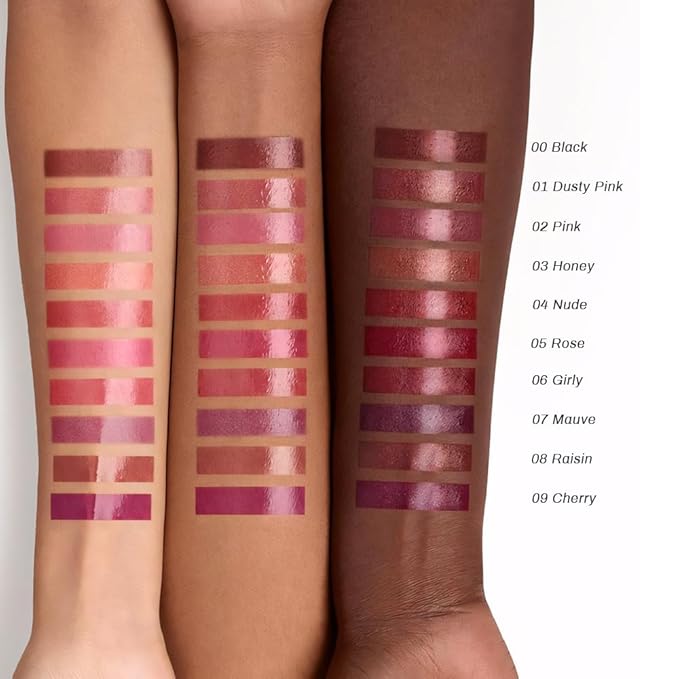 Cherry Honey Lipstick Tinted Lip Balm - Shine Moisturizing Lipstick for Women, Natural Nourishing Hydrating Lip Gloss Stain for Dry Lips, Tint Sheer Lightweight Makeup, Vegan - 1Pc #09 Cherry