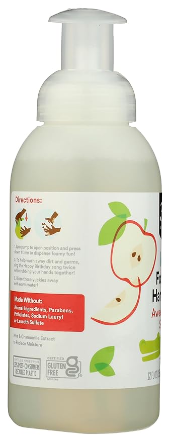 365 by Whole Foods Market, Kids' Foaming Hand Soap, Awesome Apple, 12 Fl Oz
