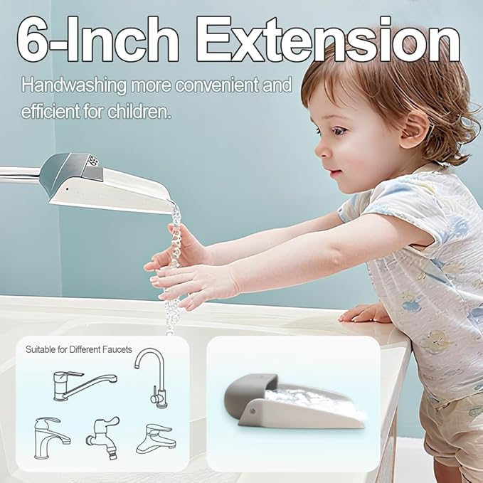 Toddler Step Stool for Bathroom Sink, 2 Pack Step Stool for Kids, Plastic Potty Training Toilet Stepping Stools, Child and Baby Lightweight&No-Slip Two Step Stools(Include 2 Faucet Extenders)