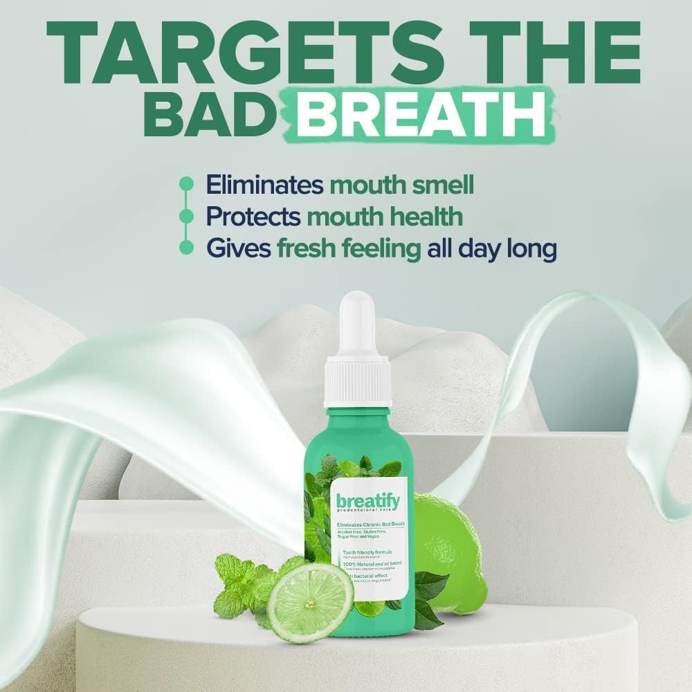 Bad Breath Treatment – Dry and Bad Mouth Smell Removing Drops – Easy to Carry and Handy Fresh Breath Oil serum, 20 mL, 0.68 Oz (Pack of 1, 0.68 Oz)