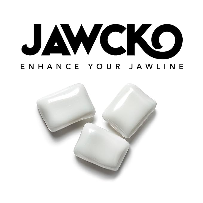 JAWCKO Ultra-Tough Jawline Chewing Gum | Get a Stronger, Squarer Jawline | Mango Jaw Training Hard Gum | 15X Strength | Chisel, Sculpt, Tone your Jawline | Facial Fitness Mewing Gum | 40 Pieces/Pack