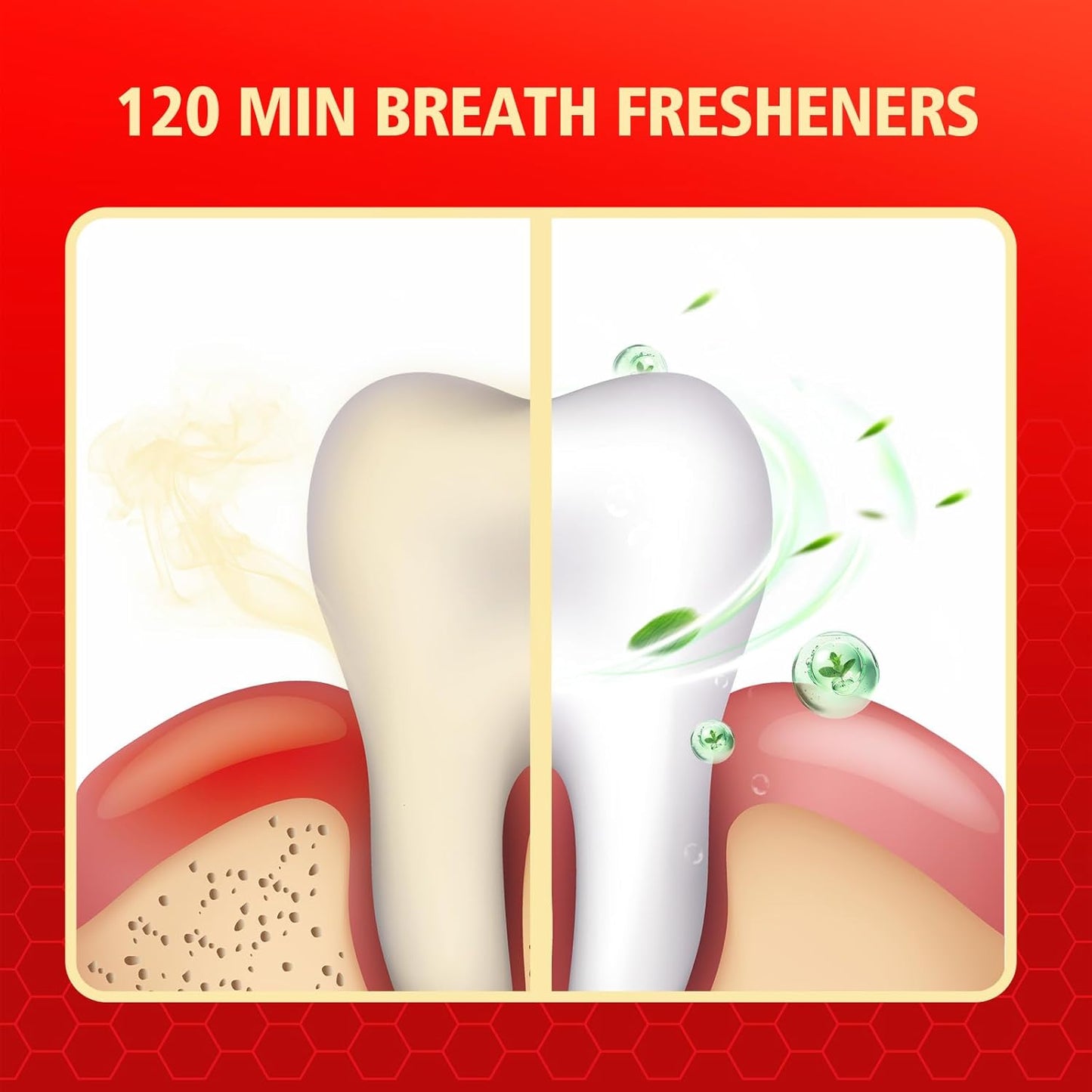 10% Nano-Hydroxyapatite Bee Wasp Venom Toothpaste for Remineralizing Enamel & Sensitive Relief,Gingivitis Bleeding Gum Treatment, Fights Plaque,Whitening Teeth - 120MIN Fresh Breath