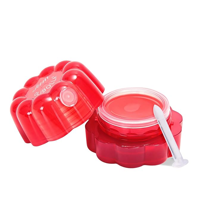 Lip Jam Pudding Pot - Multi-Use for Lips & Cheeks, Plumping & Non-Sticky Lip Gloss, Glossy Finish, All-Day Wear, Non-Drying & Blendable Formula, Natural Lip Tint and Cream Blush (0.12 fl.oz)