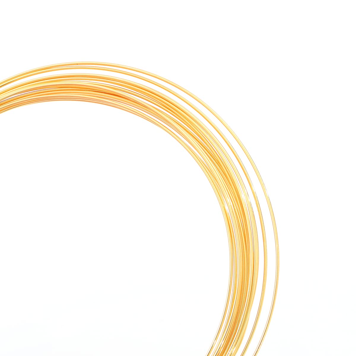 18K Gold Plated Wire 0.8mm 5 Meters Bead Cord for Bracelet Necklace Charm Beading Jewelry Making Findings