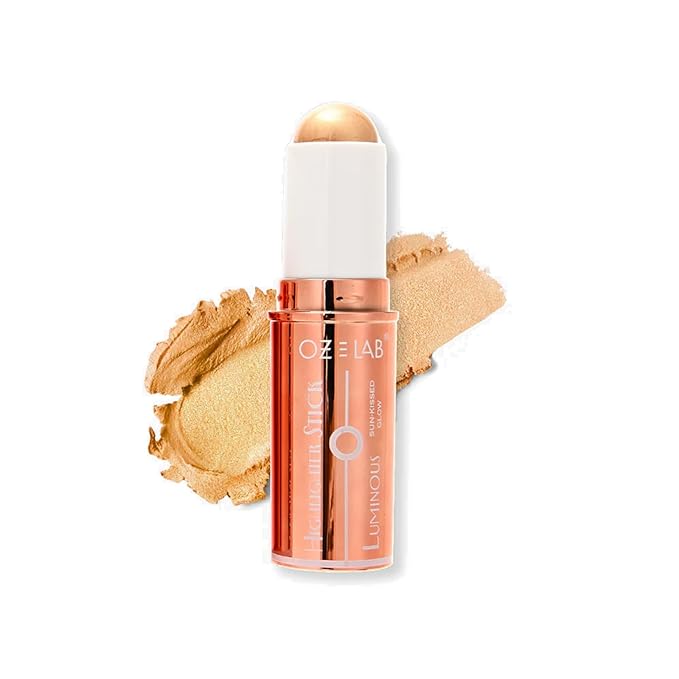 Rise and Shine Highlighter Stick Gold – Long-Lasting Creamy Glow, Buildable Shimmer, Easy Application, Vegan & Cruelty-Free, 8g/0.28fl.oz，pack of 1
